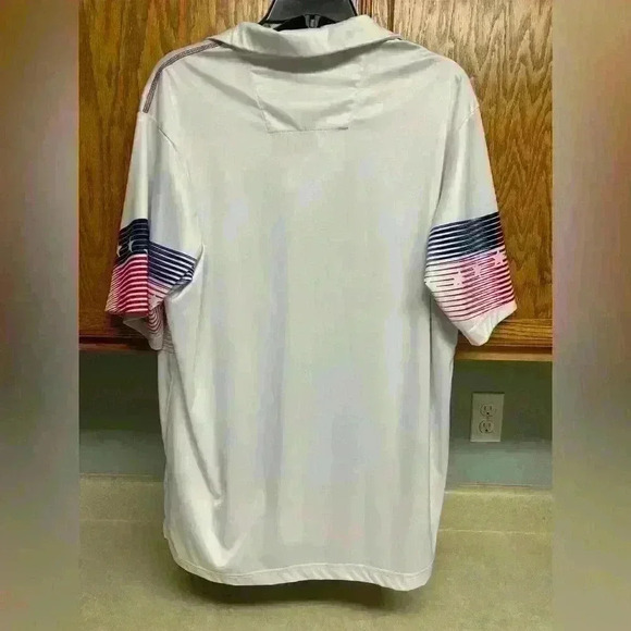 Men’s Vikings Team Antigua Patriotic Golf Polo size large‎ - Picture 2 of 6